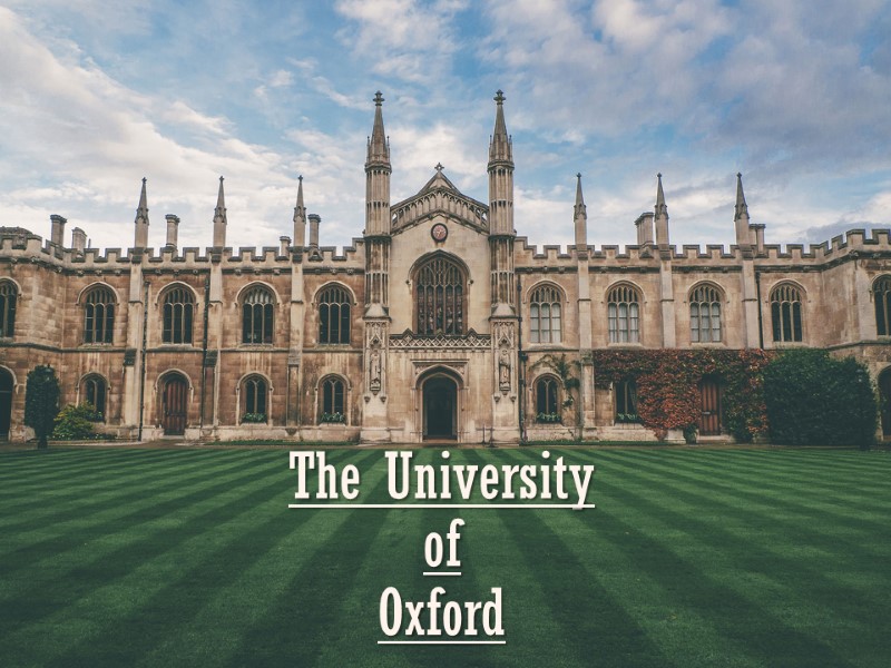 The University of Oxford